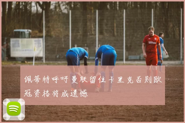 佩蒂特呼吁曼联留住卡里克否则欧冠资格将成遗憾